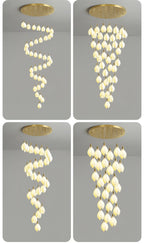 Seldenenna Ceramic Chandelier-Moonnatur
