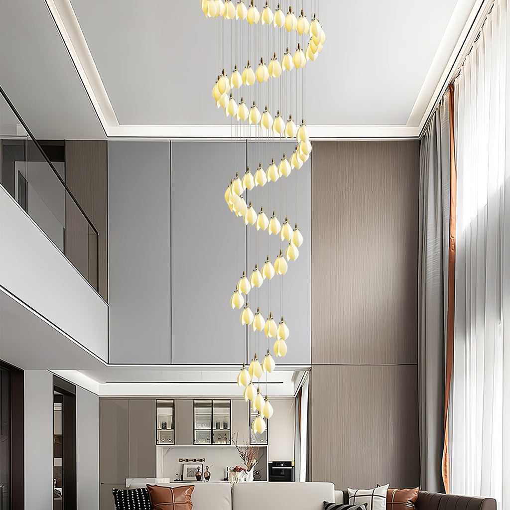 Seldenenna Ceramic Chandelier-Moonnatur