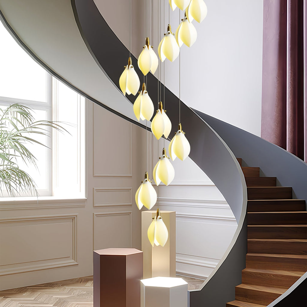 Seldenenna Ceramic Chandelier-Moonnatur