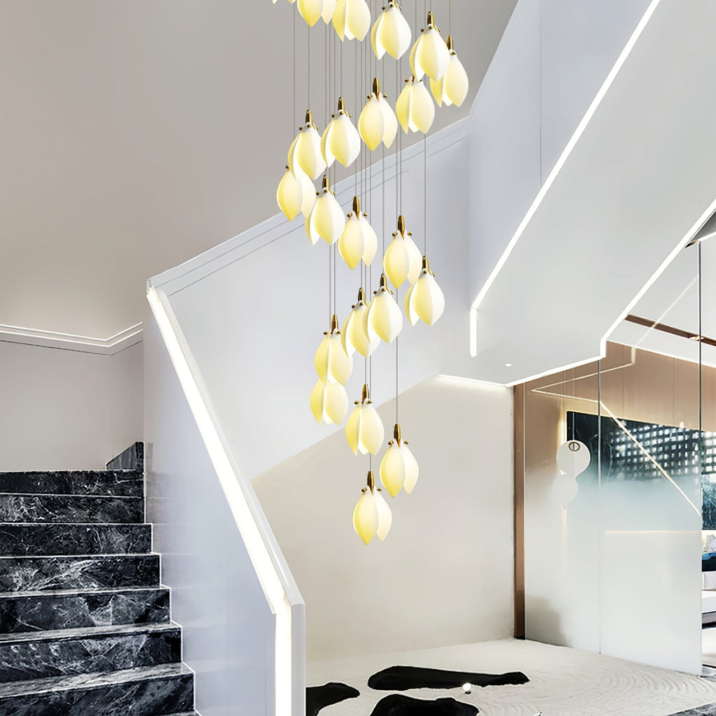 Seldenenna Ceramic Chandelier-Moonnatur