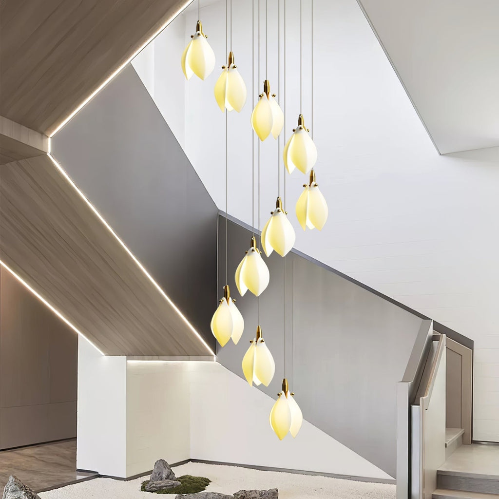 Seldenenna Ceramic Chandelier-Moonnatur