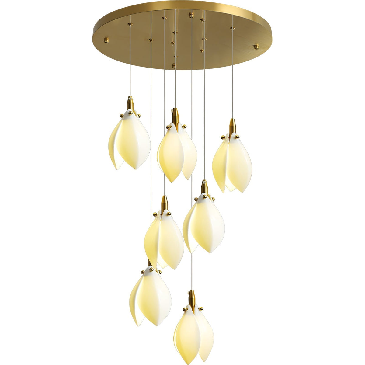 Seldenenna Ceramic Chandelier-Moonnatur