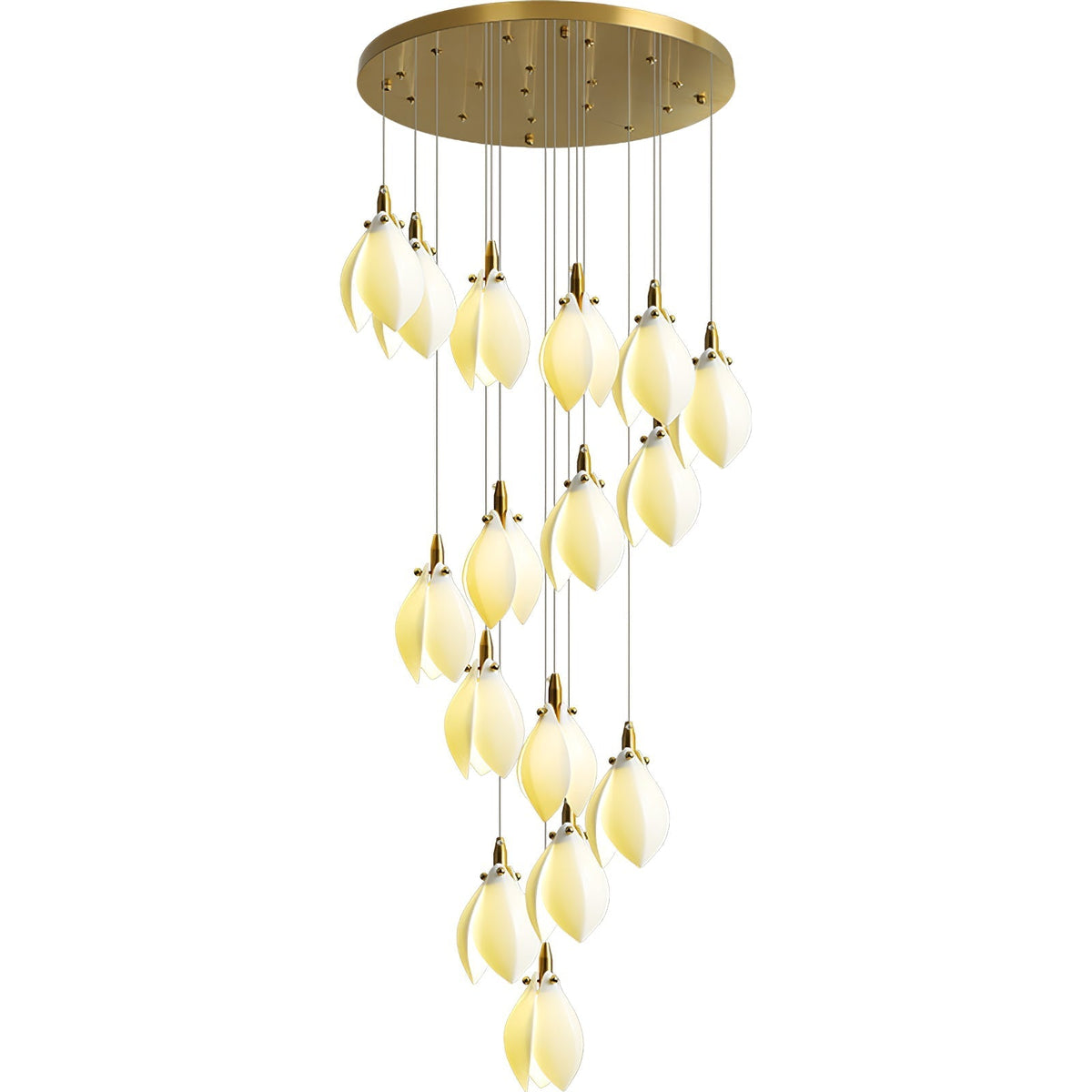 Seldenenna Ceramic Chandelier-Moonnatur