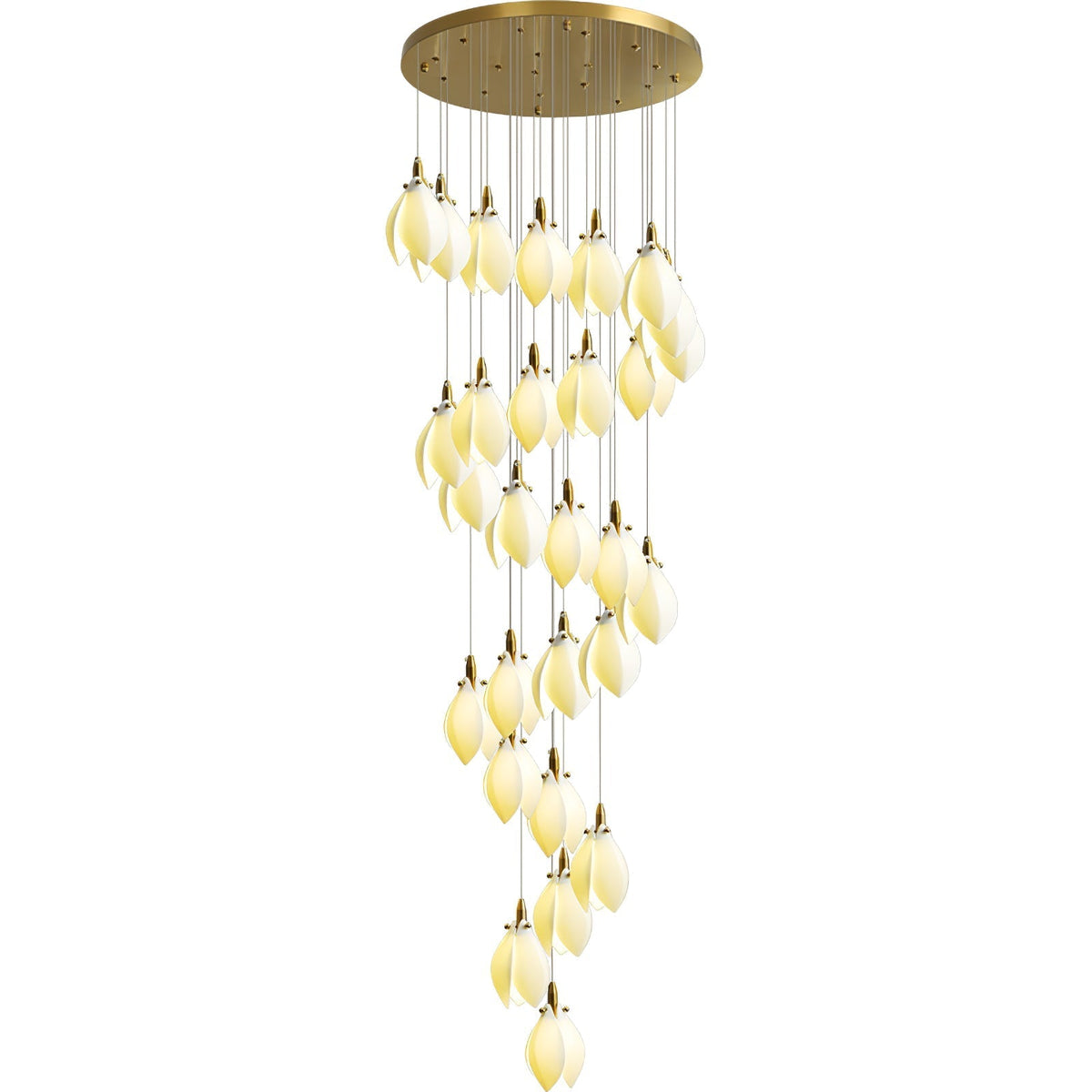 Seldenenna Ceramic Chandelier-Moonnatur