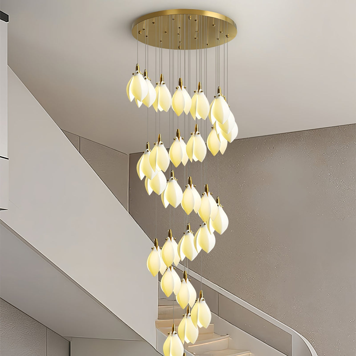Seldenenna Ceramic Chandelier-Moonnatur
