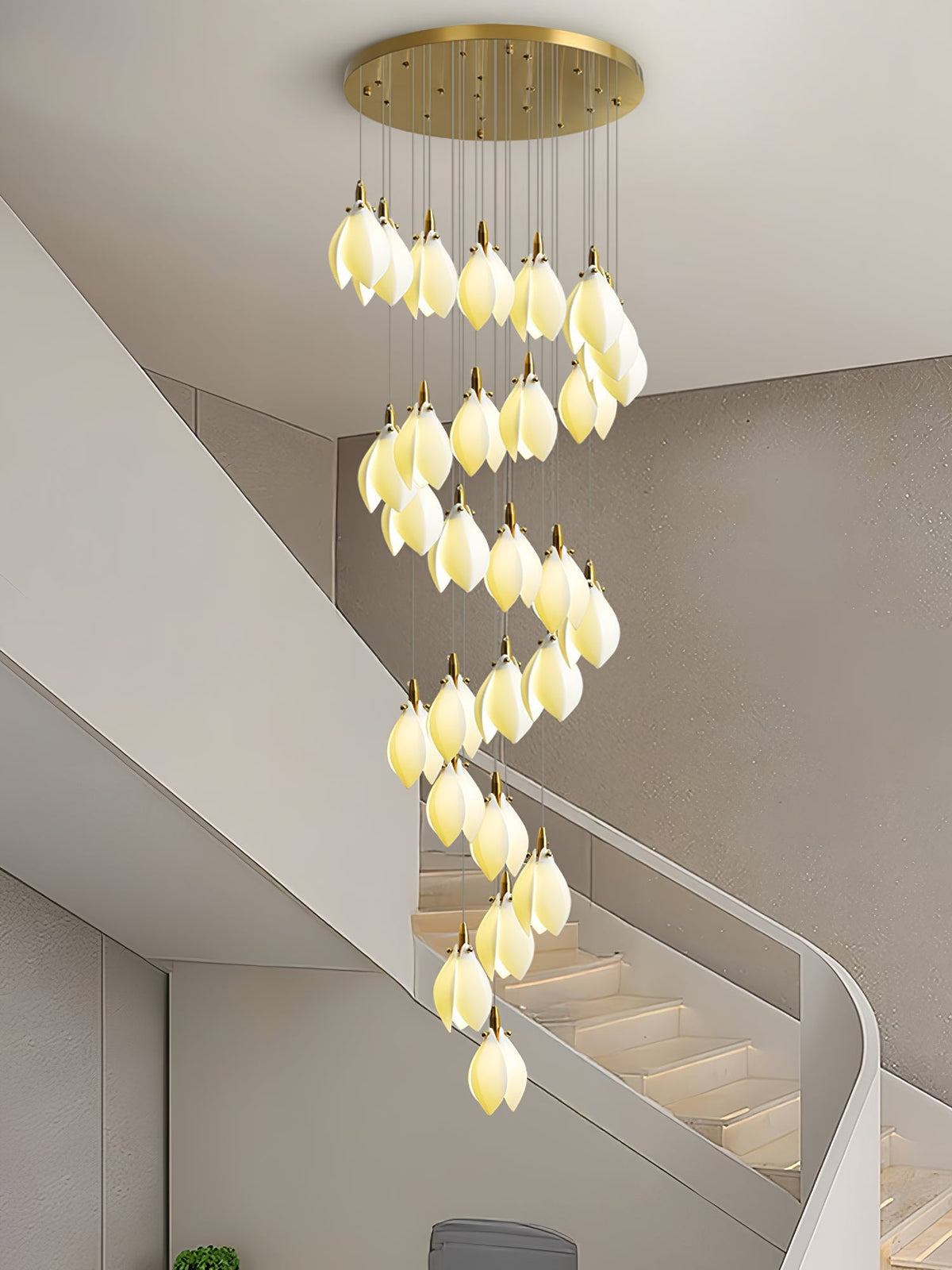 Seldenenna Ceramic Chandelier-Moonnatur