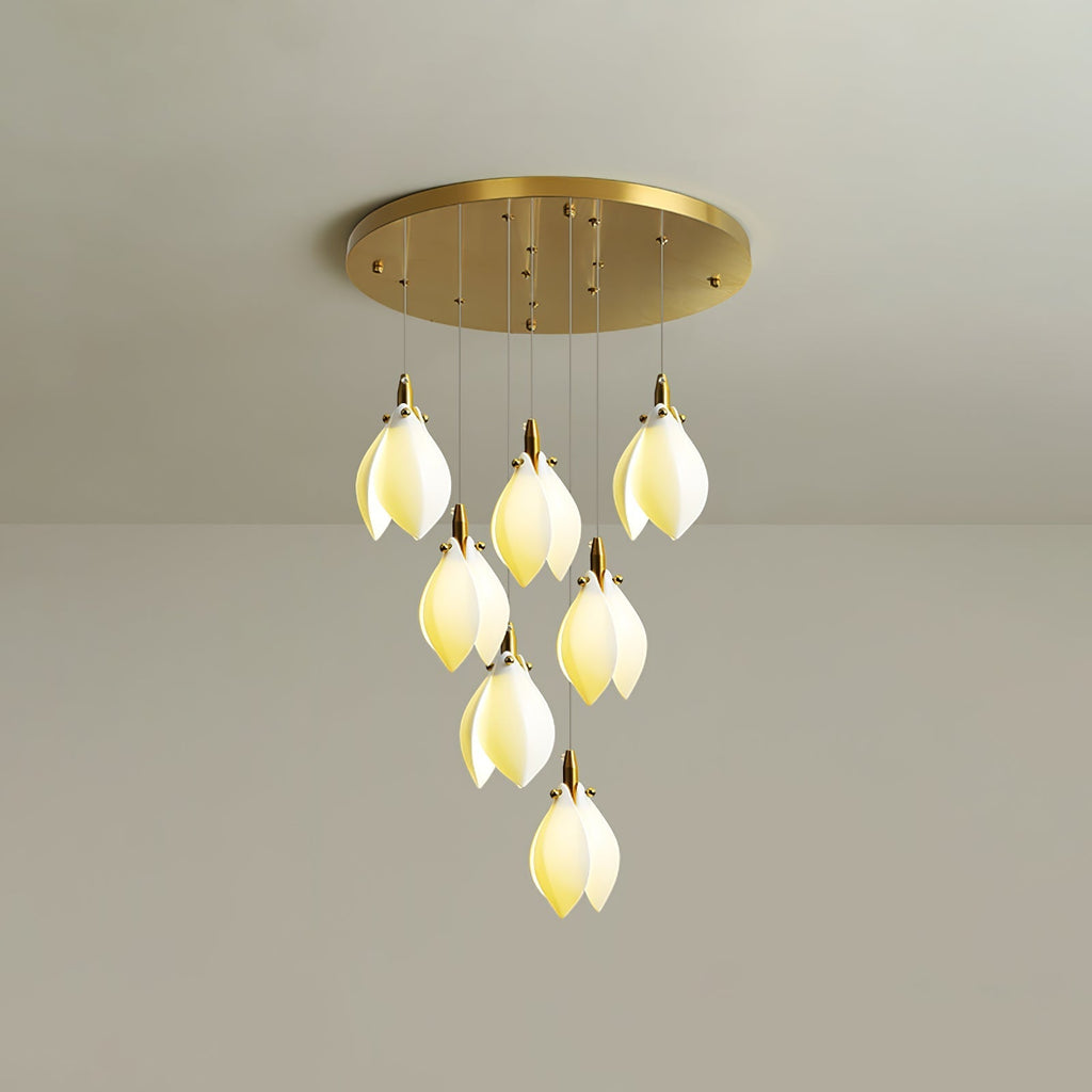 Seldenenna Ceramic Chandelier-Moonnatur