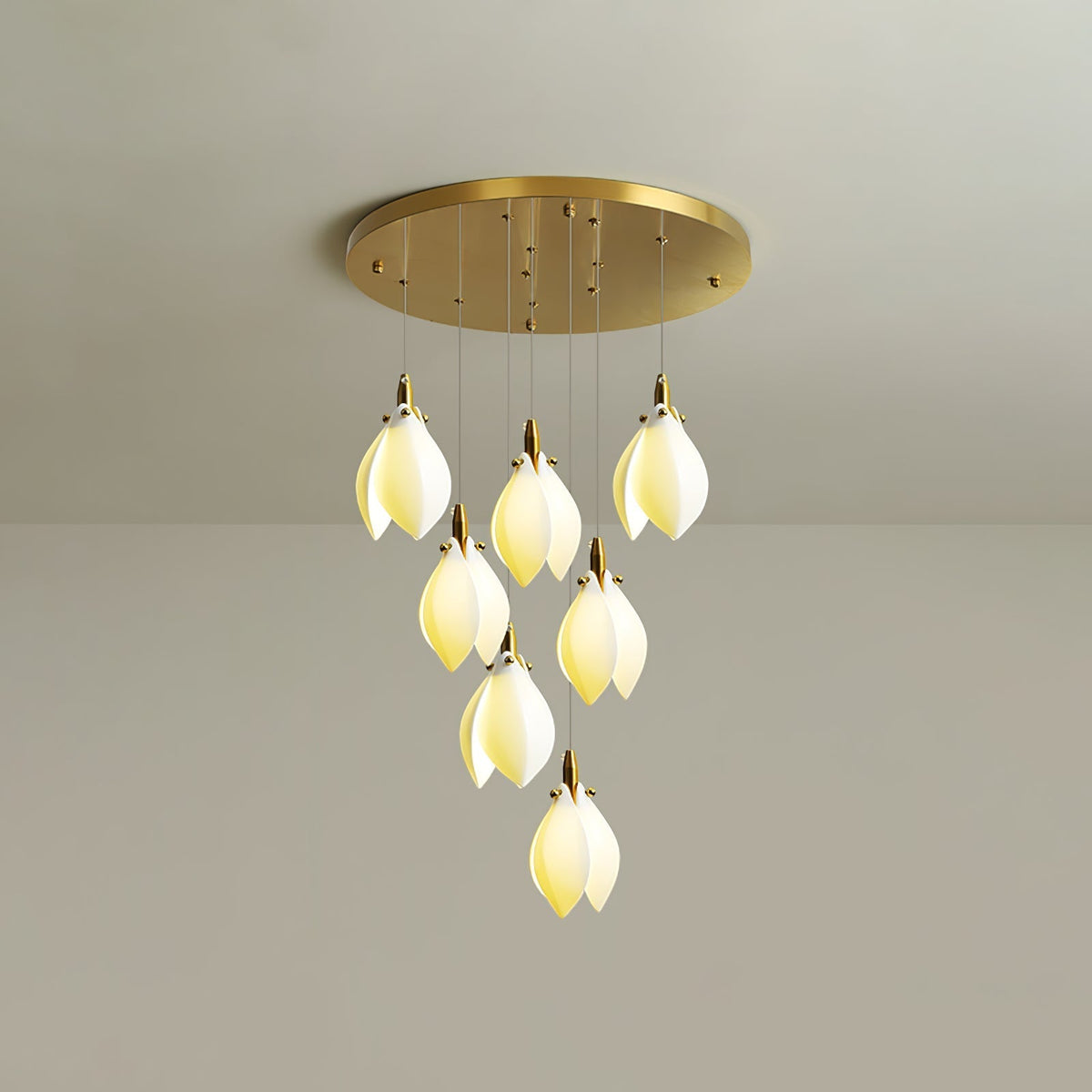 Seldenenna Ceramic Chandelier-Moonnatur