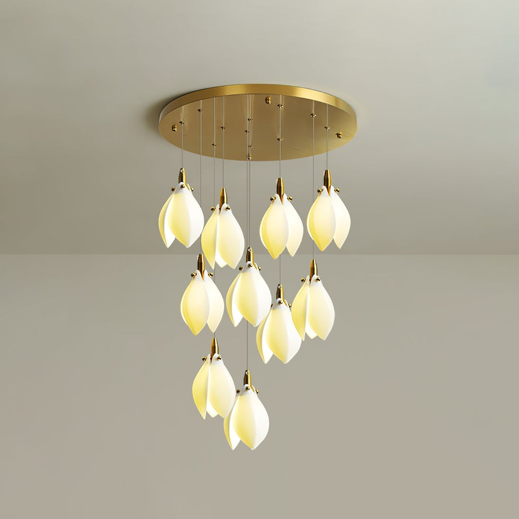 Seldenenna Ceramic Chandelier-Moonnatur