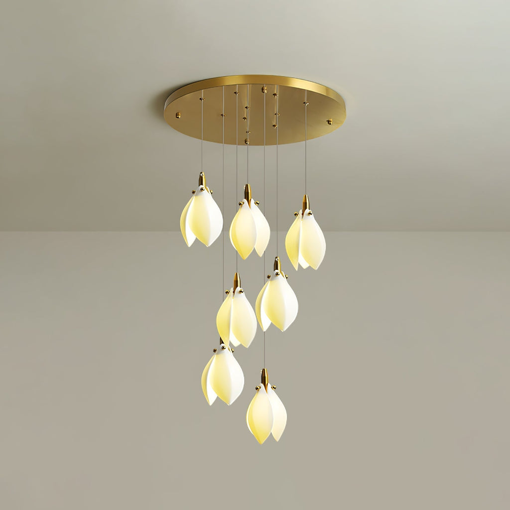 Seldenenna Ceramic Chandelier-Moonnatur