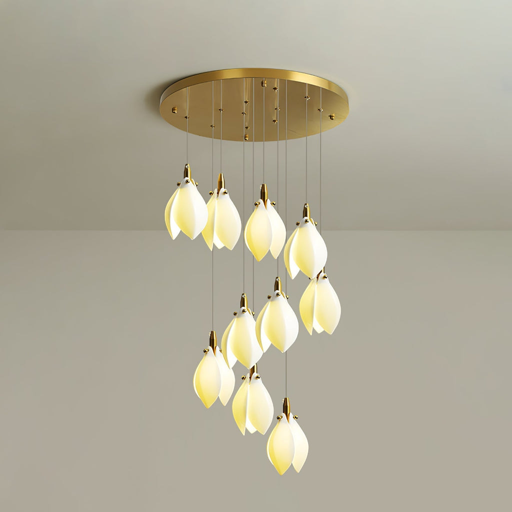 Seldenenna Ceramic Chandelier-Moonnatur