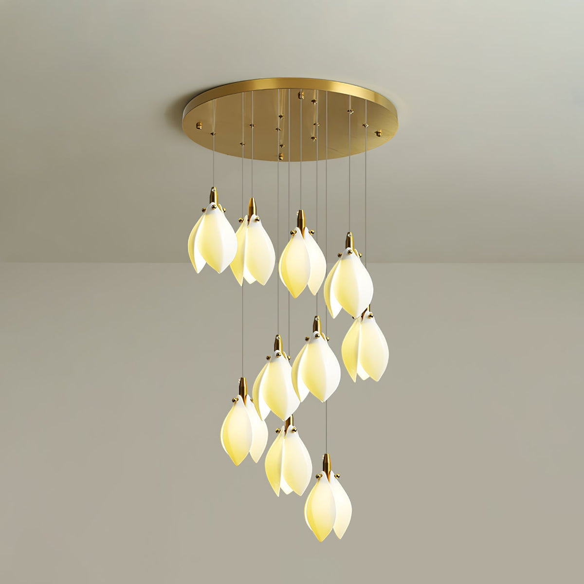 Seldenenna Ceramic Chandelier-Moonnatur