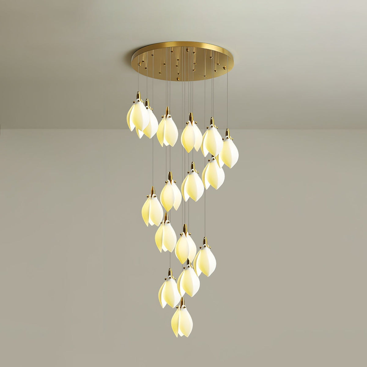 Seldenenna Ceramic Chandelier-Moonnatur