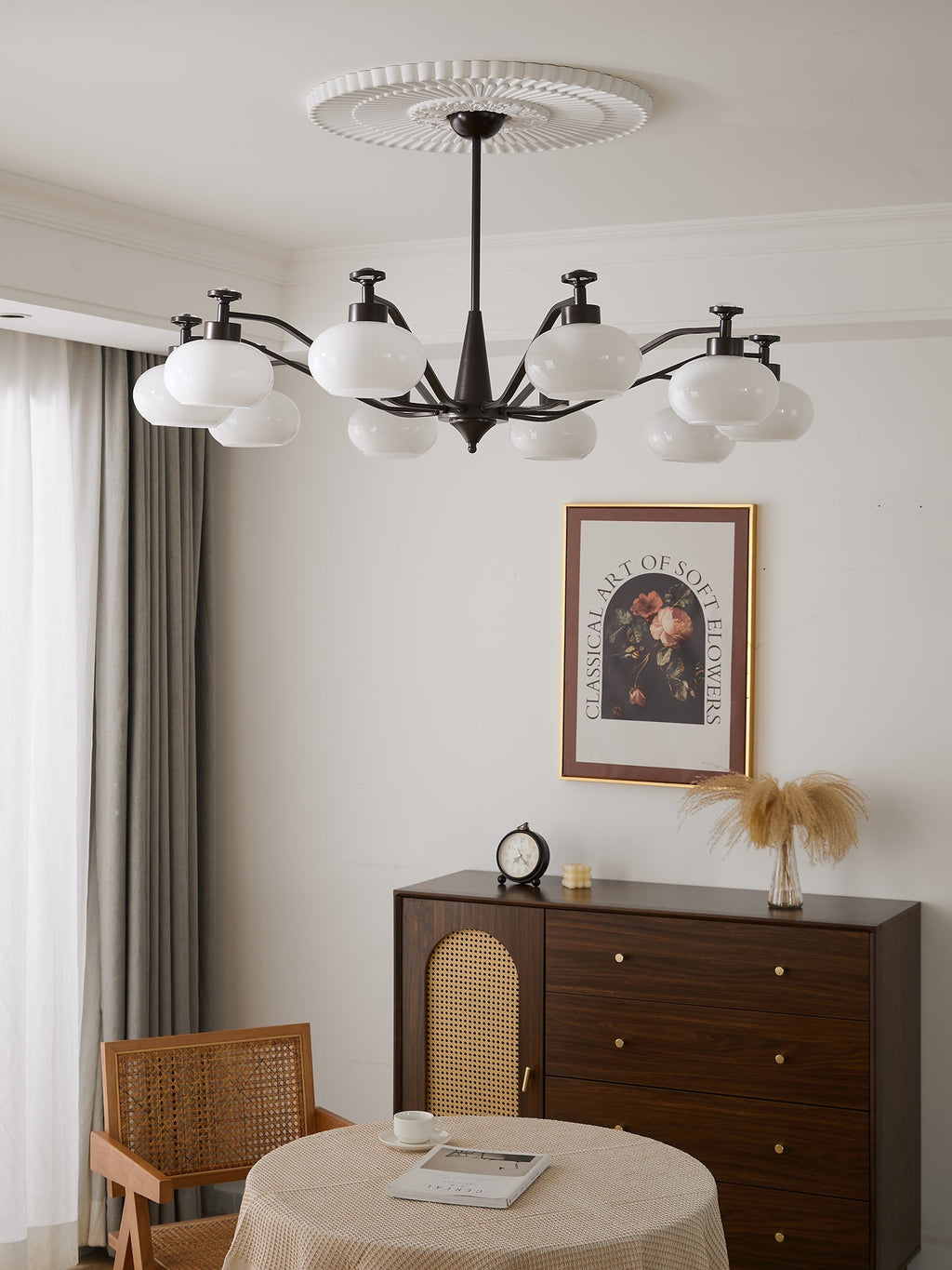 Celynenna Glass Chandelier-Moonnatur