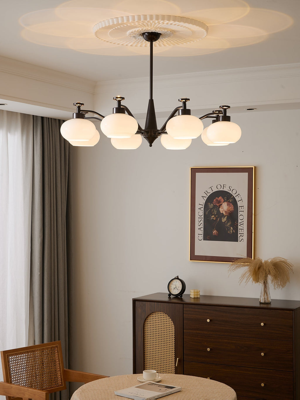 Celynenna Glass Chandelier-Moonnatur