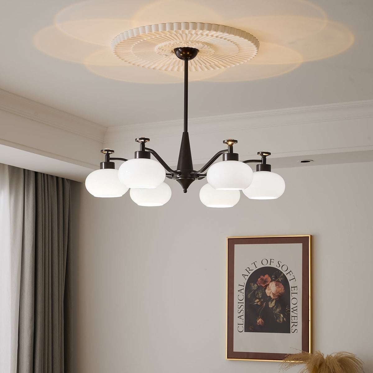 Celynenna Glass Chandelier-Moonnatur