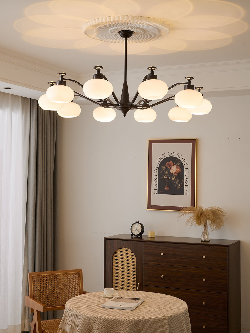 Celynenna Glass Chandelier-Moonnatur