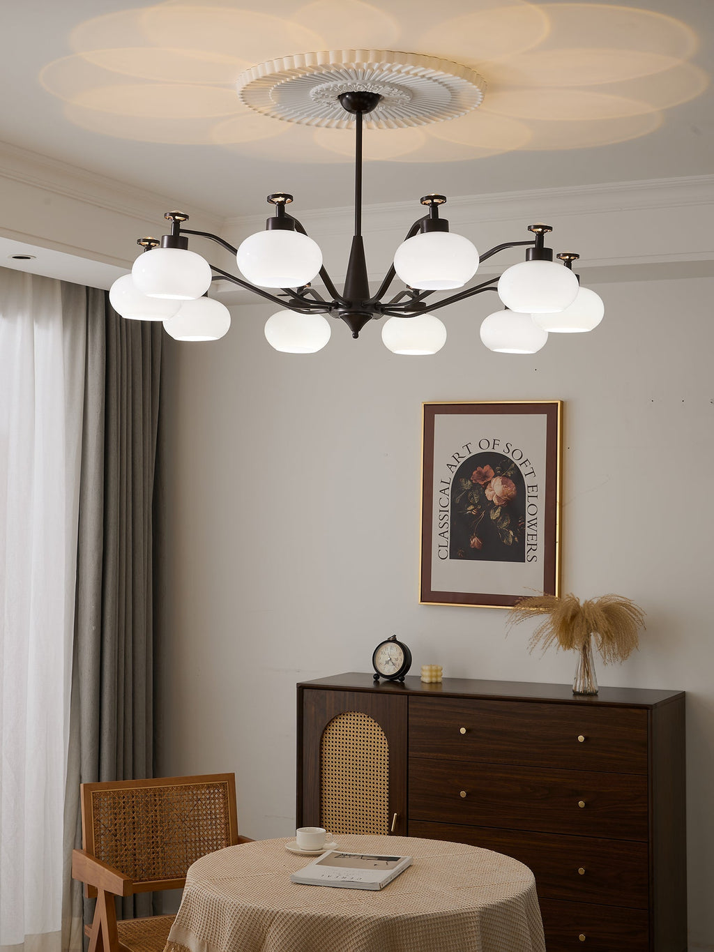 Celynenna Glass Chandelier-Moonnatur