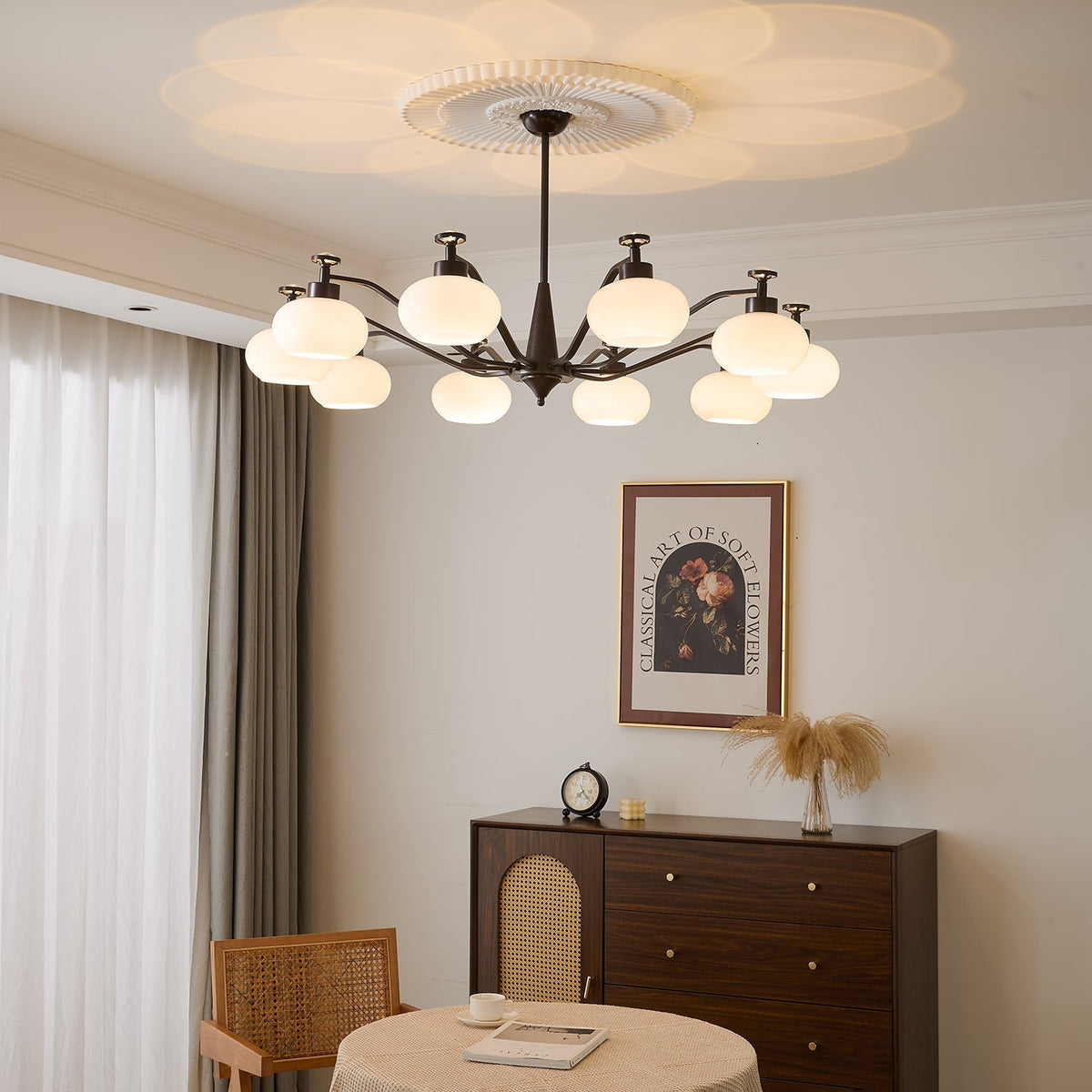 Celynenna Glass Chandelier-Moonnatur