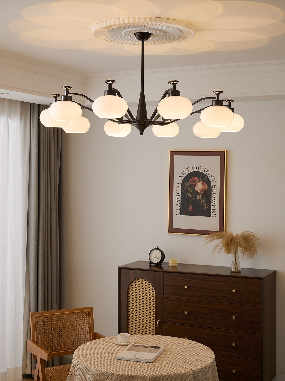 Celynenna Glass Chandelier-Moonnatur