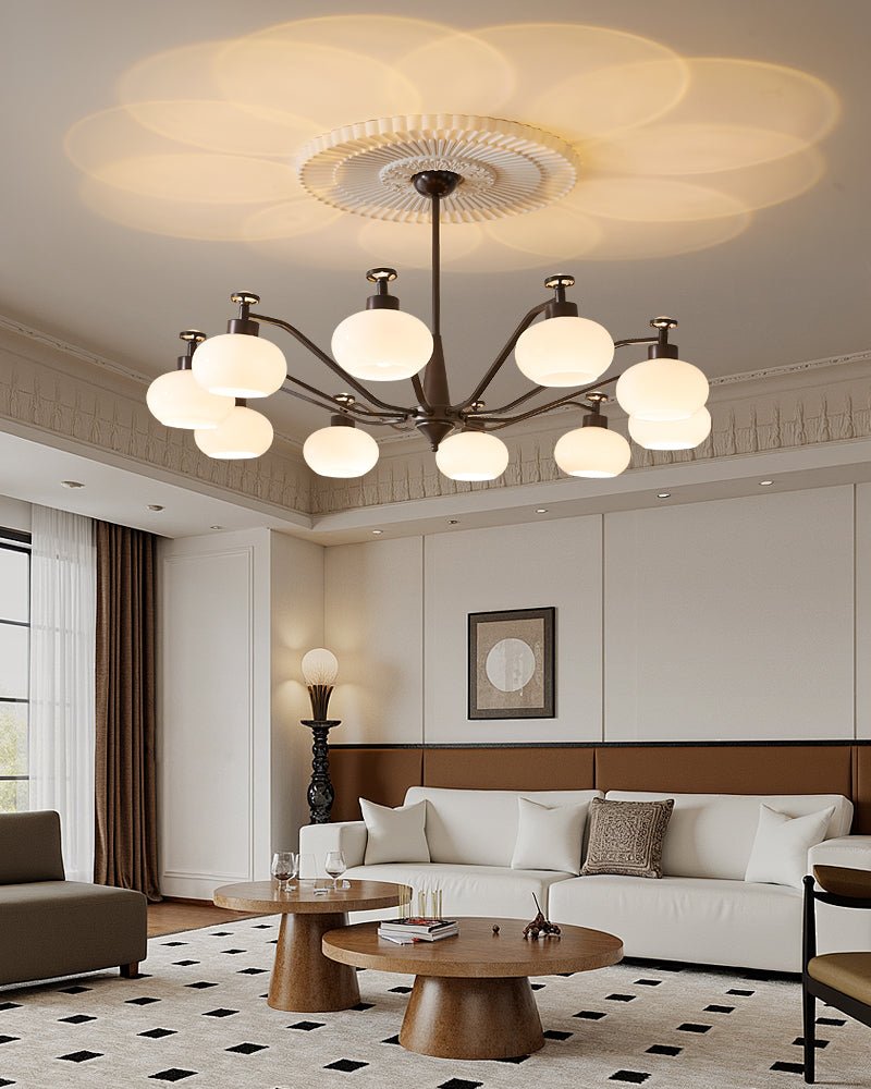 Celynenna Glass Chandelier-Moonnatur