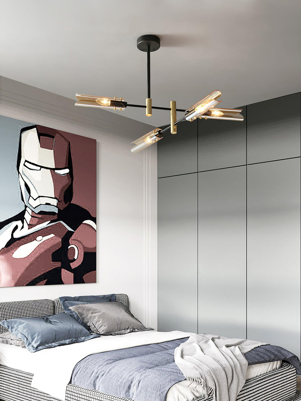 Darellith Glass Chandelier-Moonnatur
