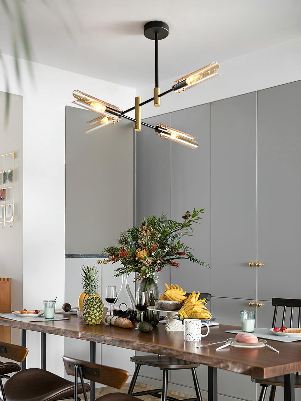Darellith Glass Chandelier-Moonnatur