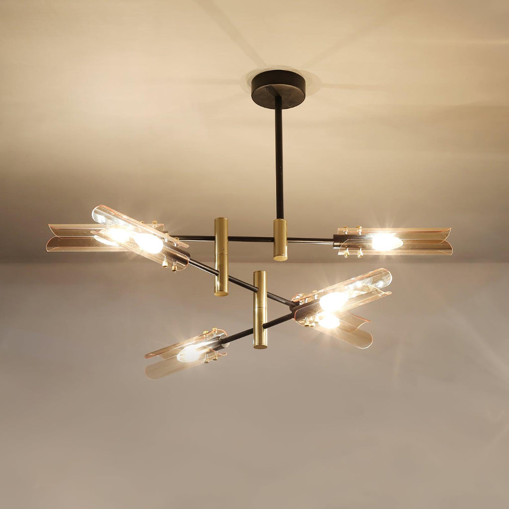 Darellith Glass Chandelier-Moonnatur