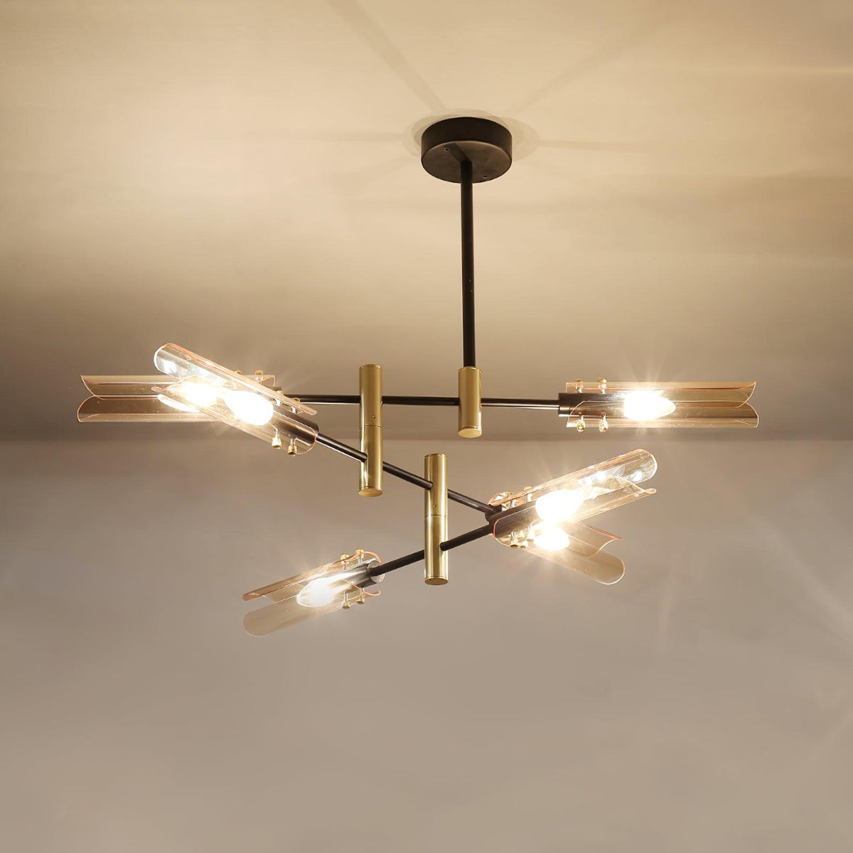 Darellith Glass Chandelier-Moonnatur