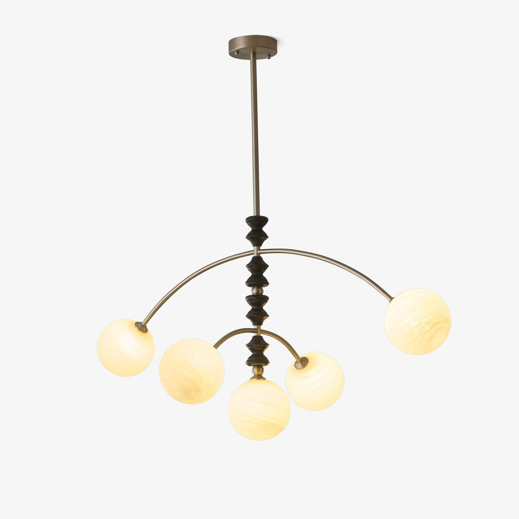 Renora Wood Chandelier-Moonnatur