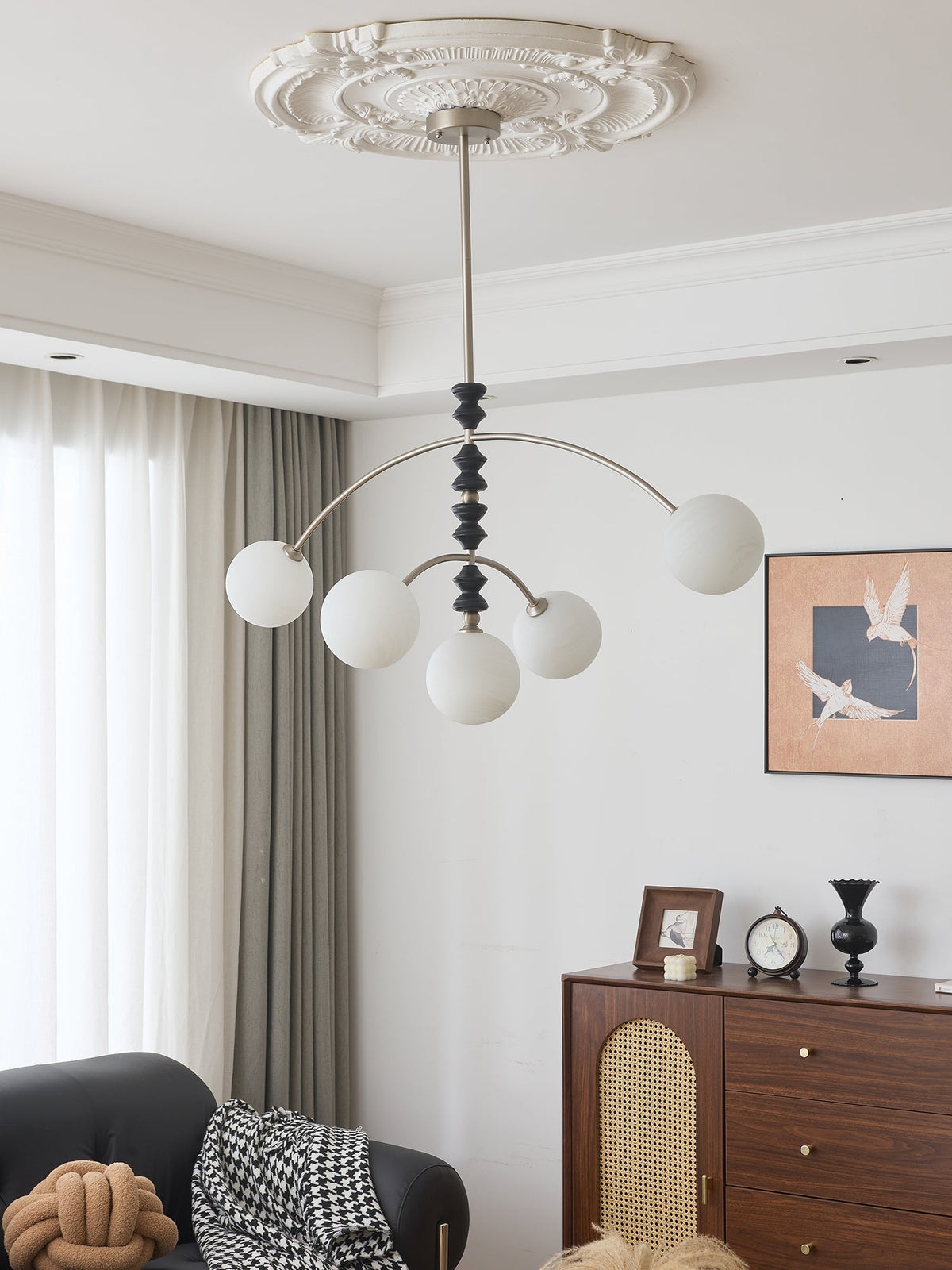 Renora Wood Chandelier-Moonnatur