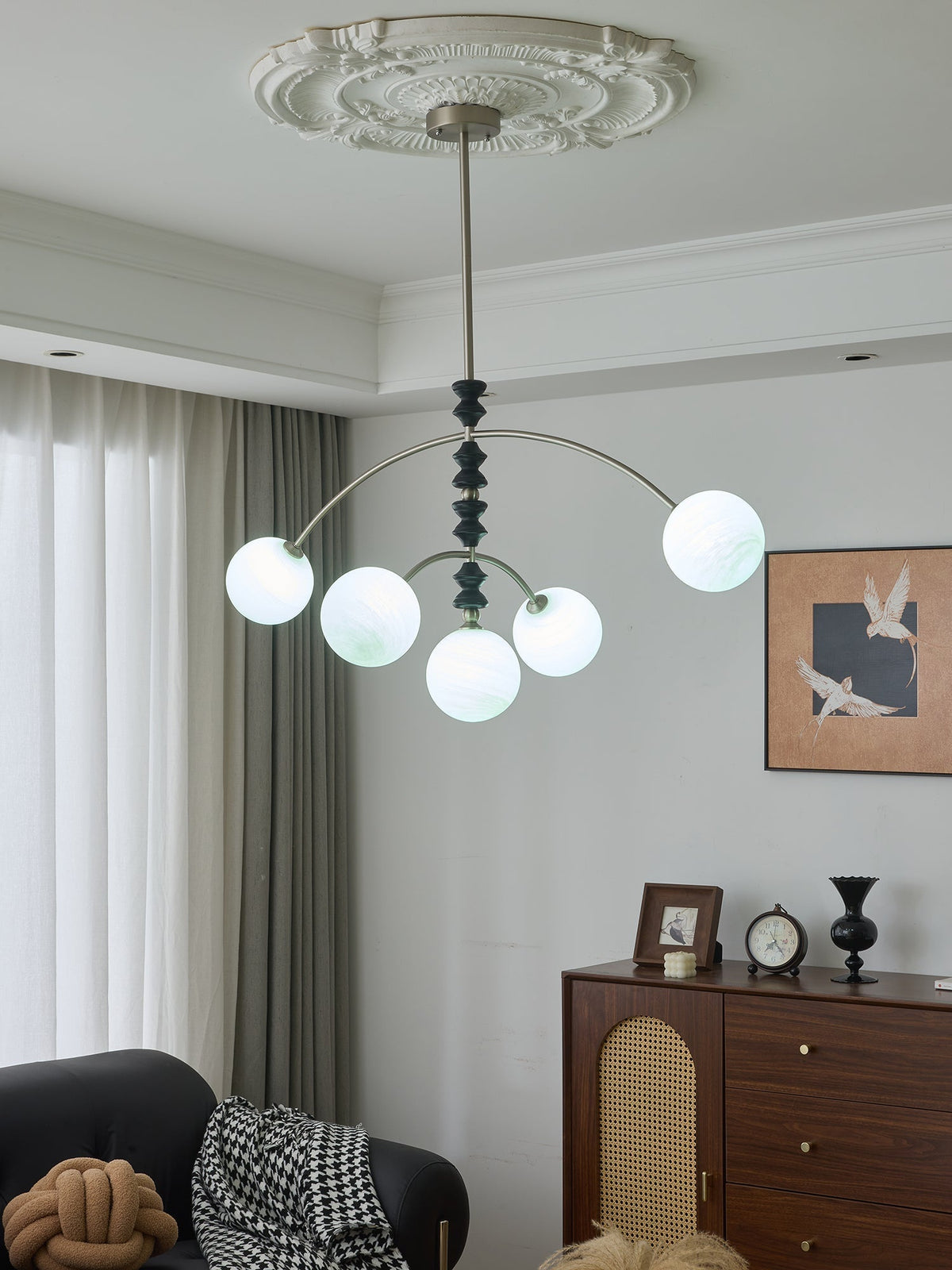 Renora Wood Chandelier-Moonnatur