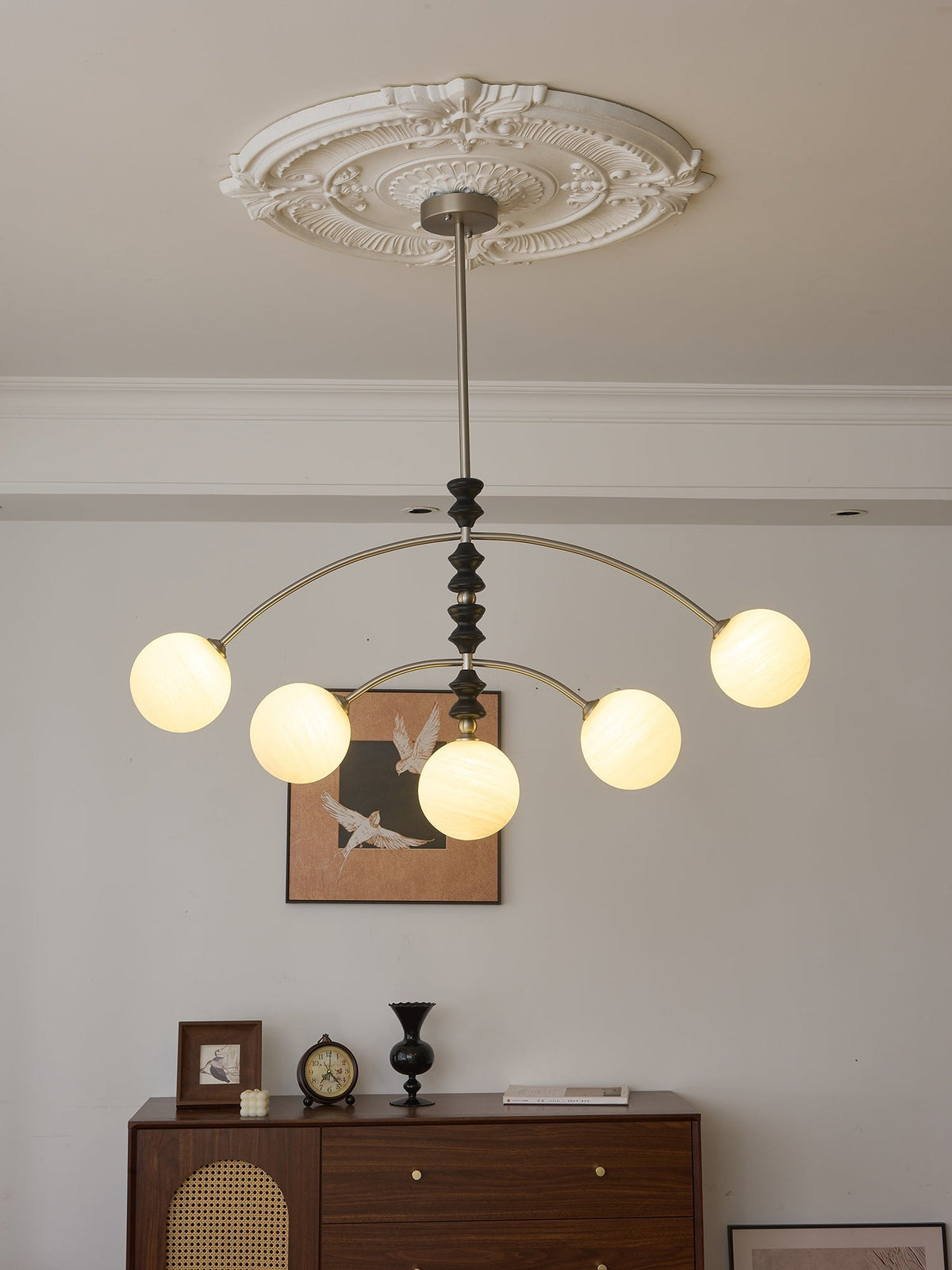 Renora Wood Chandelier-Moonnatur