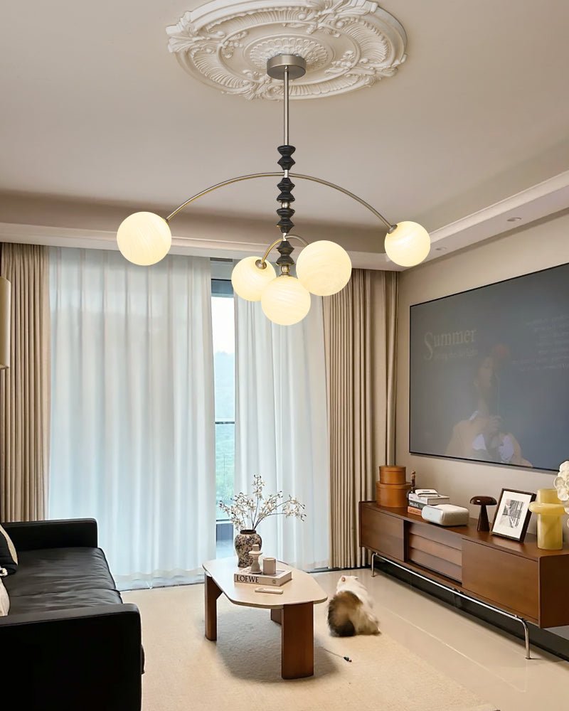 Renora Wood Chandelier-Moonnatur