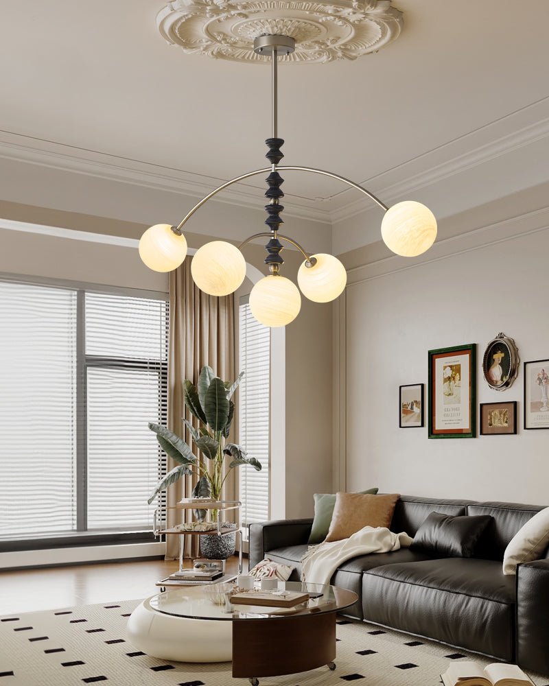Renora Wood Chandelier-Moonnatur