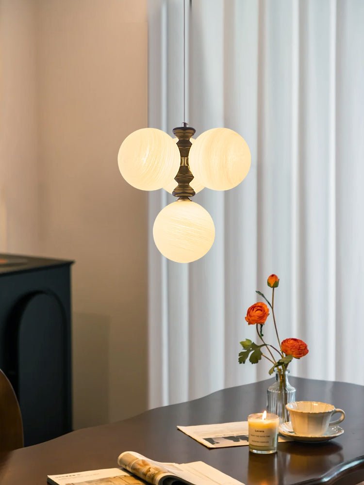 Renora Wood Chandelier-Moonnatur