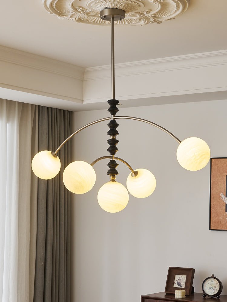 Renora Wood Chandelier-Moonnatur