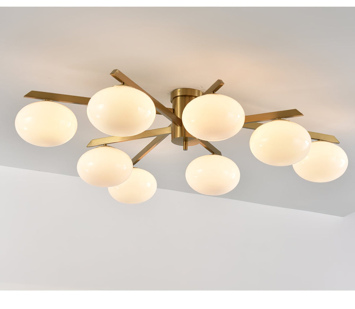 Gildenenelle Glass Ceiling Light-Moonnatur