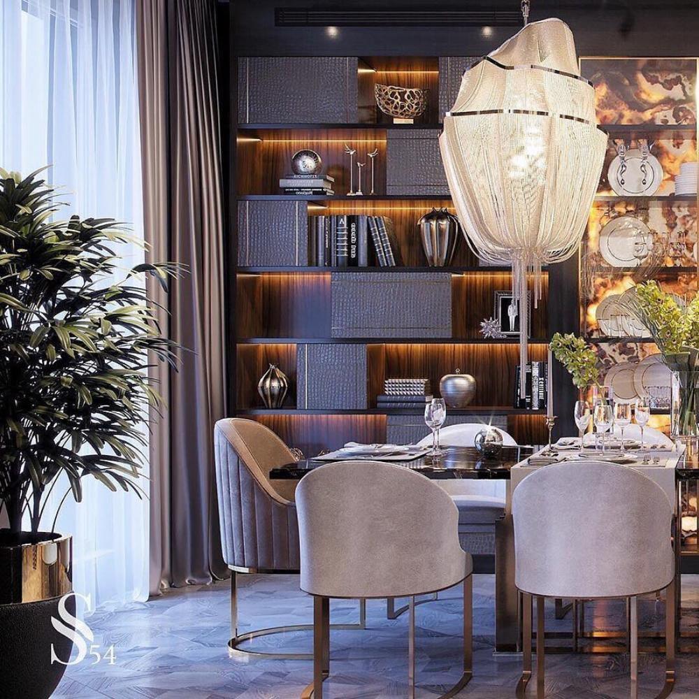 Carrowis Aluminium Chandelier-Moonnatur