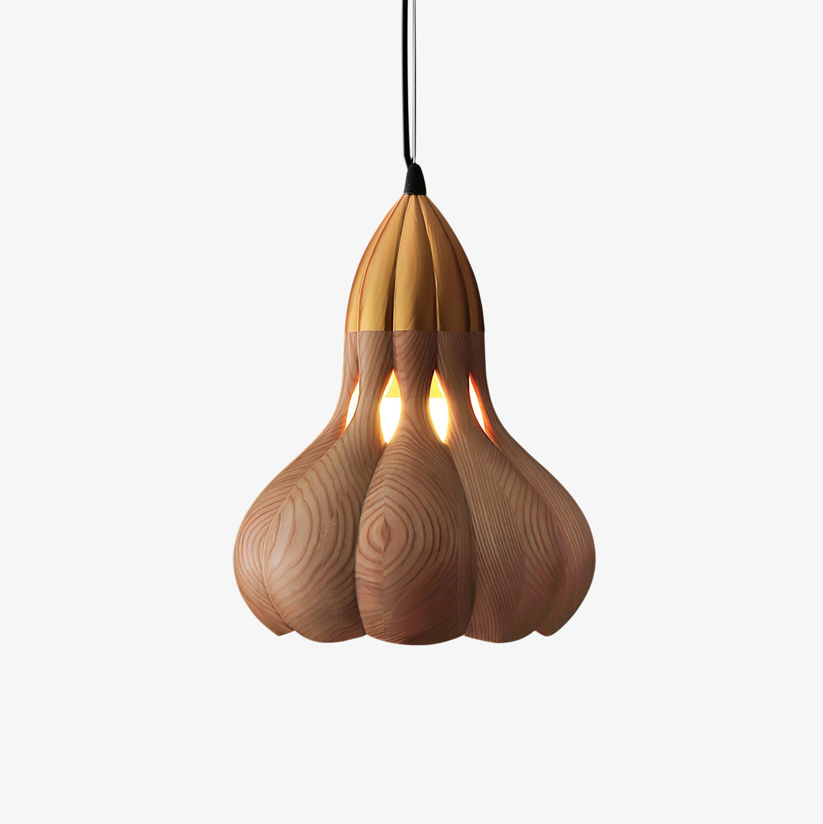 Lavenis Wood Pendant Light-Moonnatur