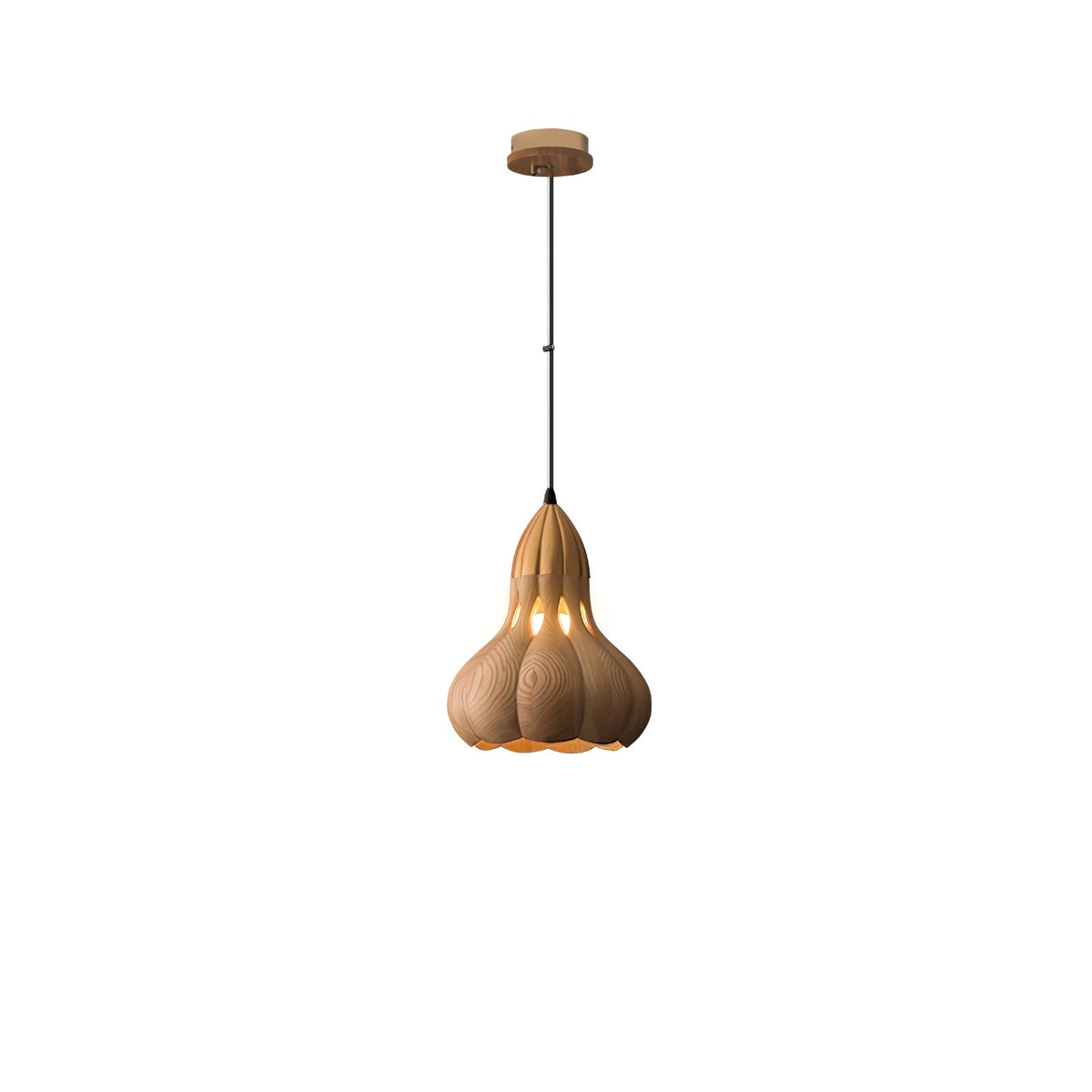 Lavenis Wood Pendant Light-Moonnatur