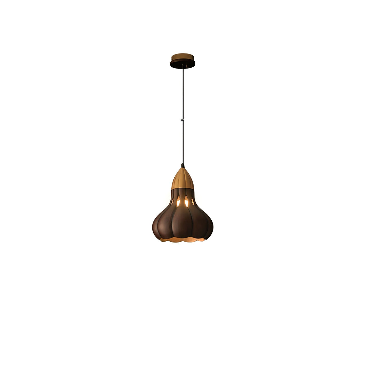 Lavenis Wood Pendant Light-Moonnatur