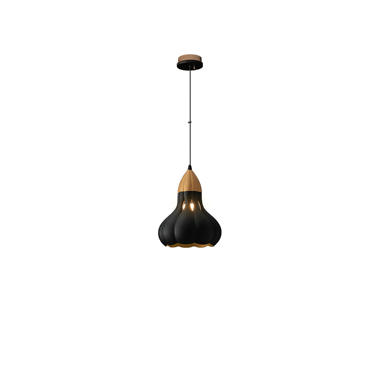 Lavenis Wood Pendant Light-Moonnatur