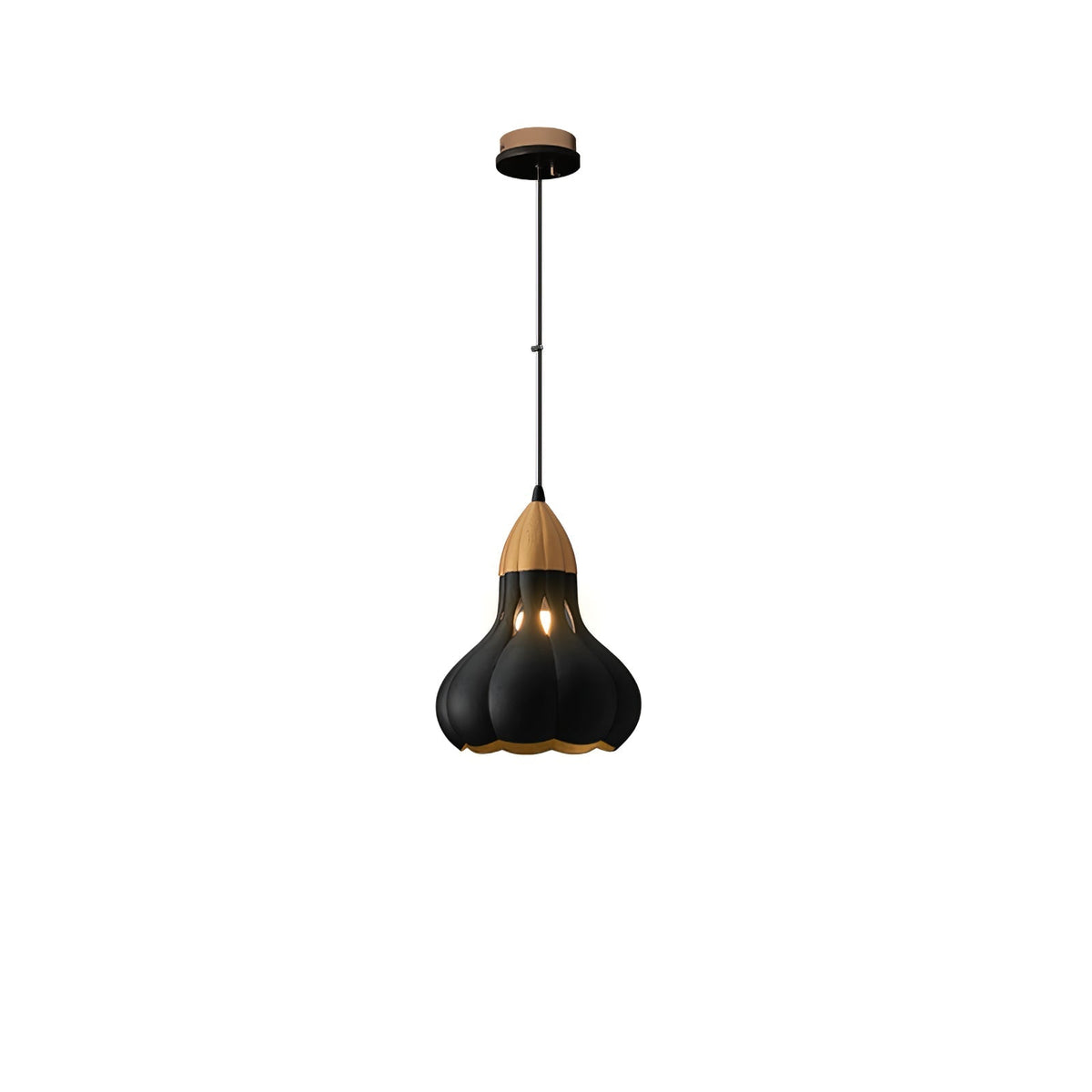 Lavenis Wood Pendant Light-Moonnatur