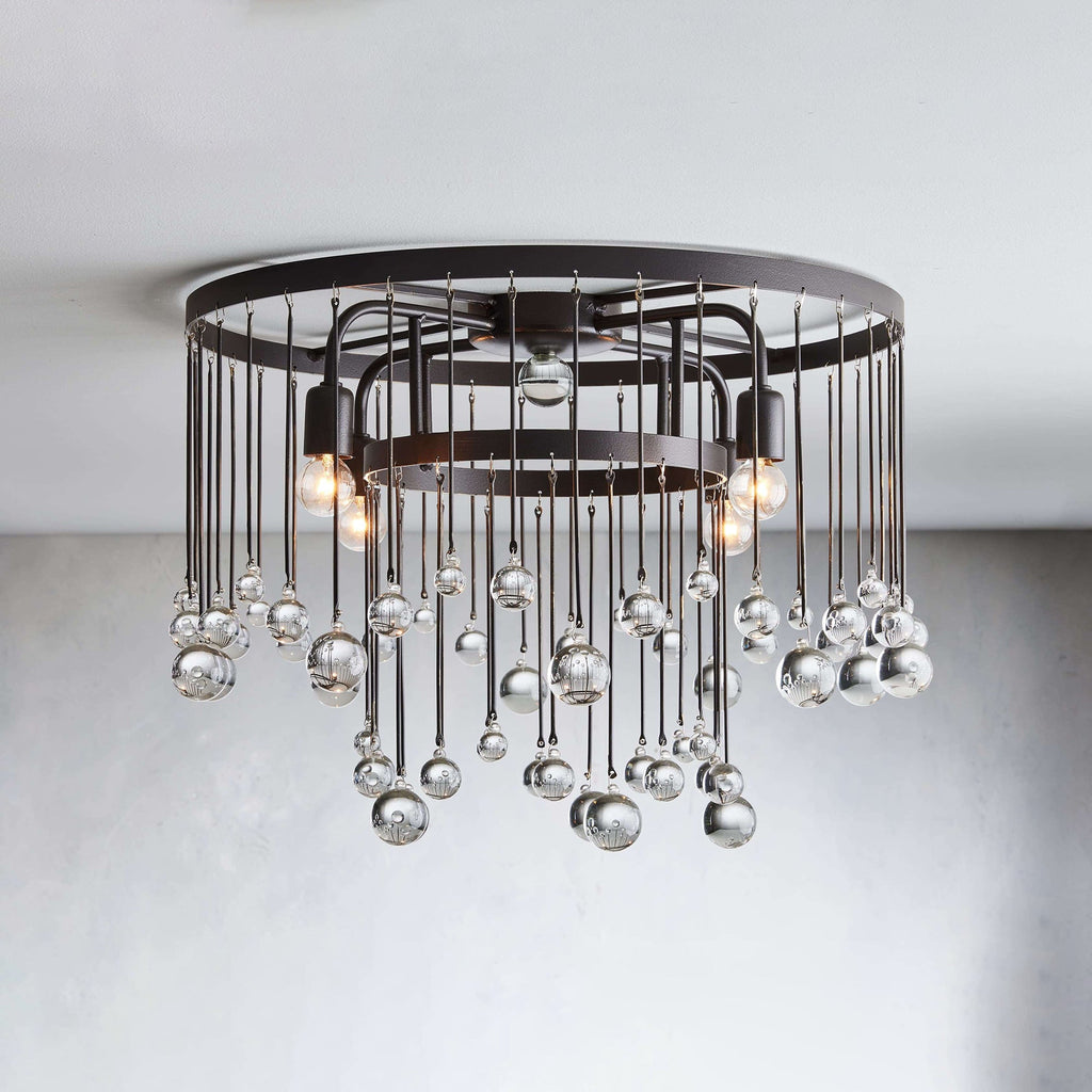 Vardenhaven Crystal Ceiling Light-Moonnatur