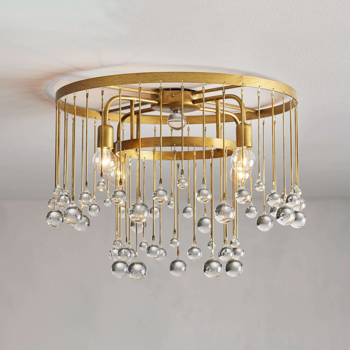 Vardenhaven Crystal Ceiling Light-Moonnatur