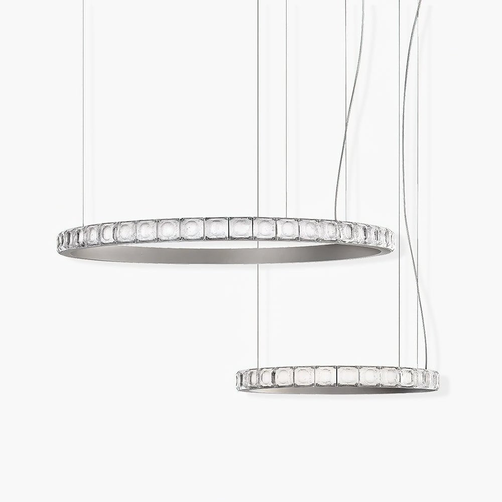 Ilvenwyn Glass Chandelier-Moonnatur