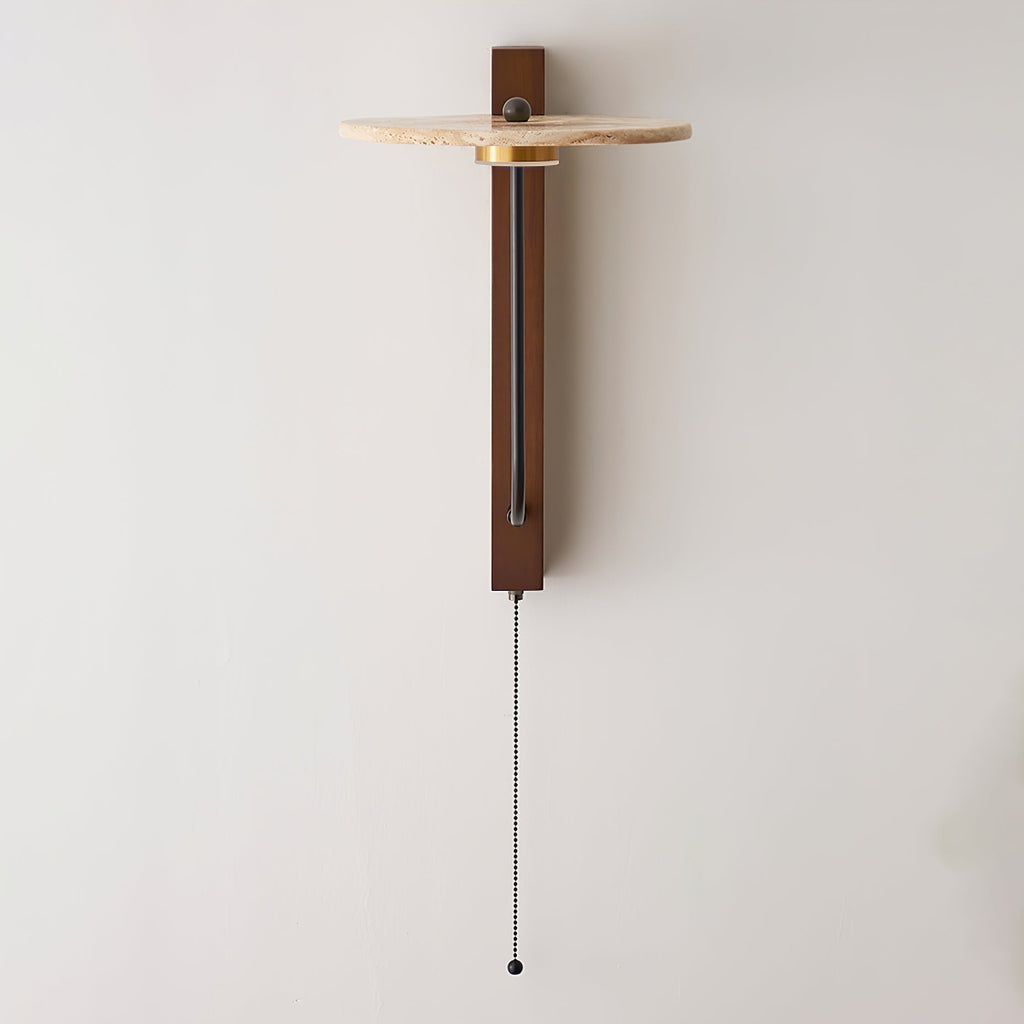 Bryneth Travertine Wall Light-Moonnatur