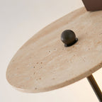 Bryneth Travertine Wall Light-Moonnatur