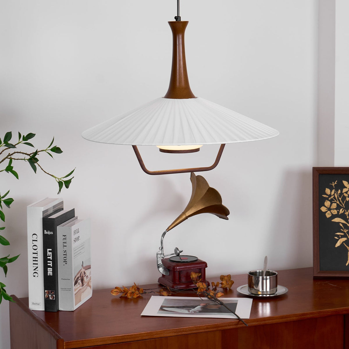 Farnelaelle Fabric Pendant Light-Moonnatur